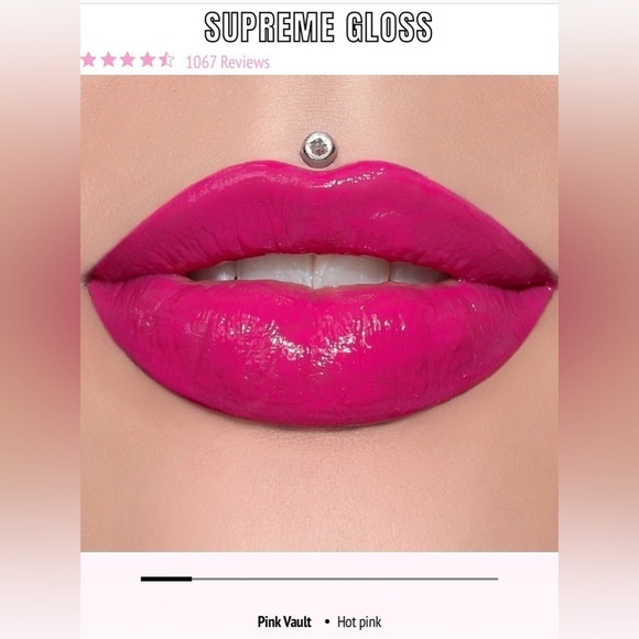 Jeffree Star Other - Brand New Jeffree Star Supreme Gloss Full Pigment Lip Gloss in color Pink Vault